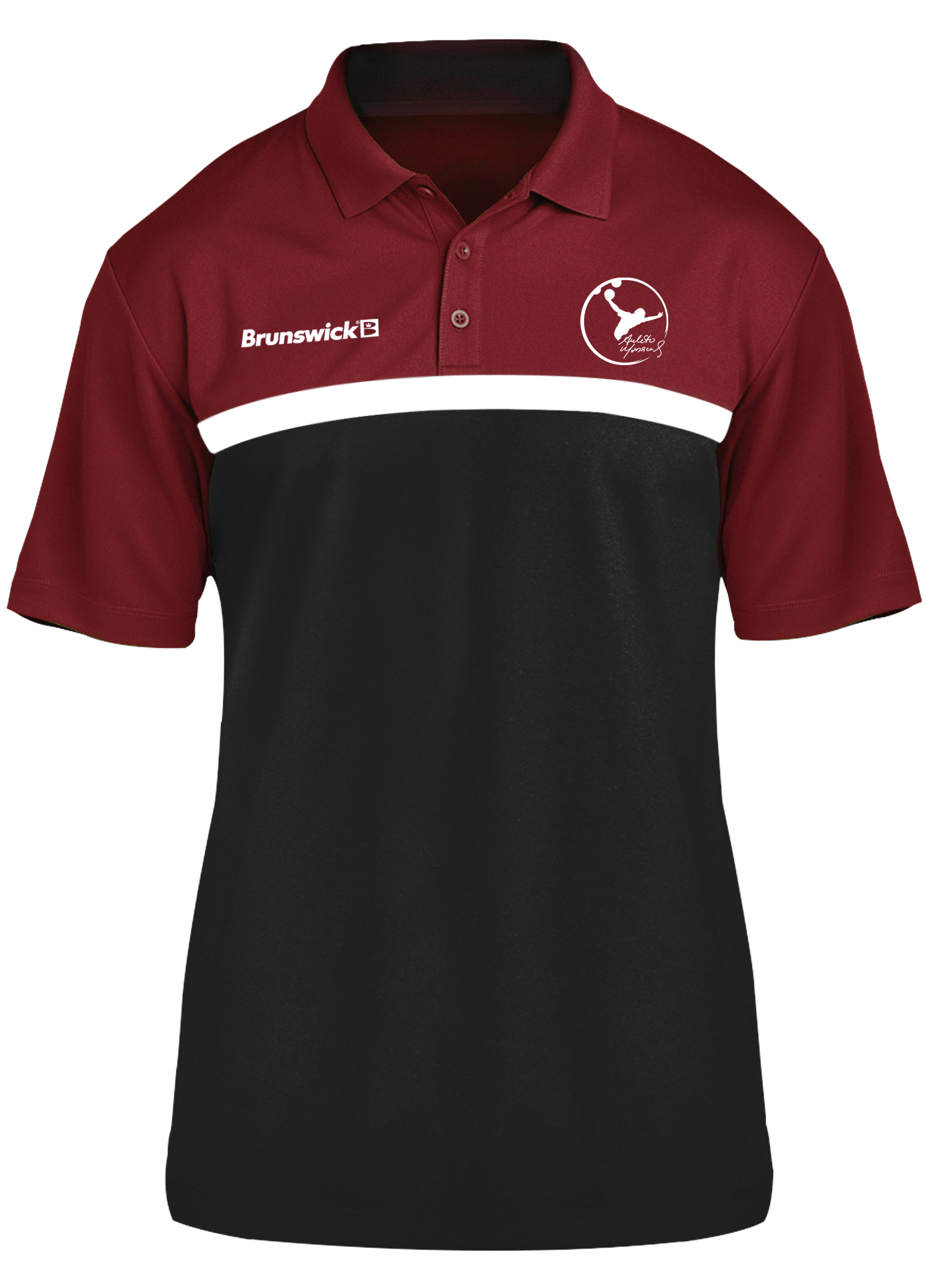 Amleto Monacelli x Brunswick Sport Polo | Red/White/Black