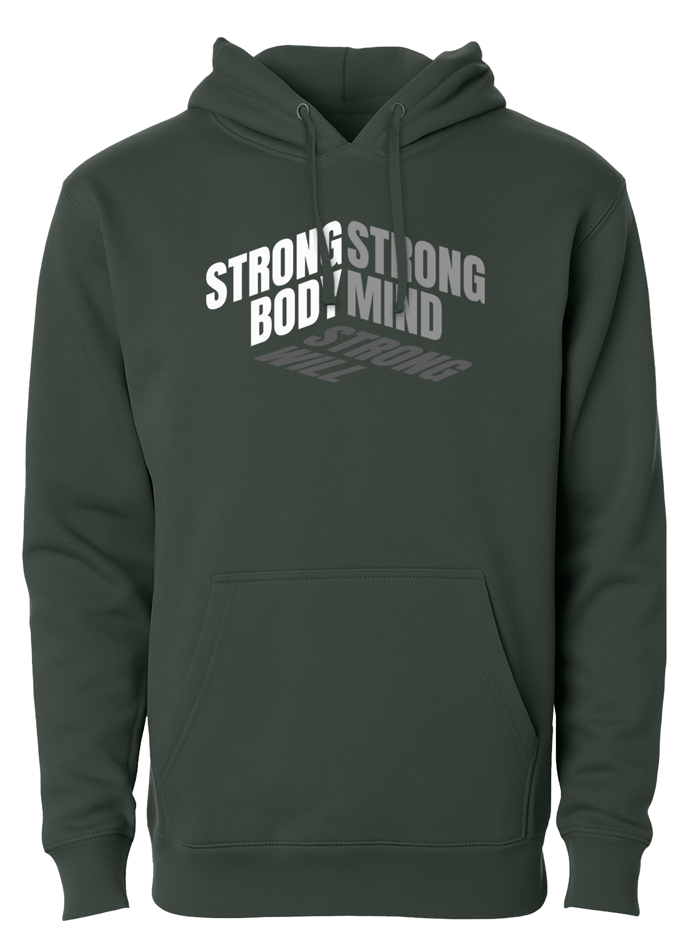 Strong Body, Mind & Will by Amleto Monacelli | Hoodie