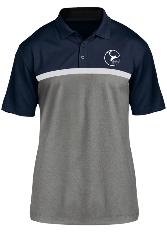 Amleto Monacelli Sport Polo | Navy/White/Gray
